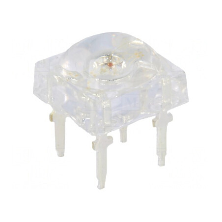 LED Super Flux RGB 7,62x7,62mm - Intensitate Lumină 3000÷4200mcd, Culori Vibrante | Electronic-mag.ro | Componente Electronice