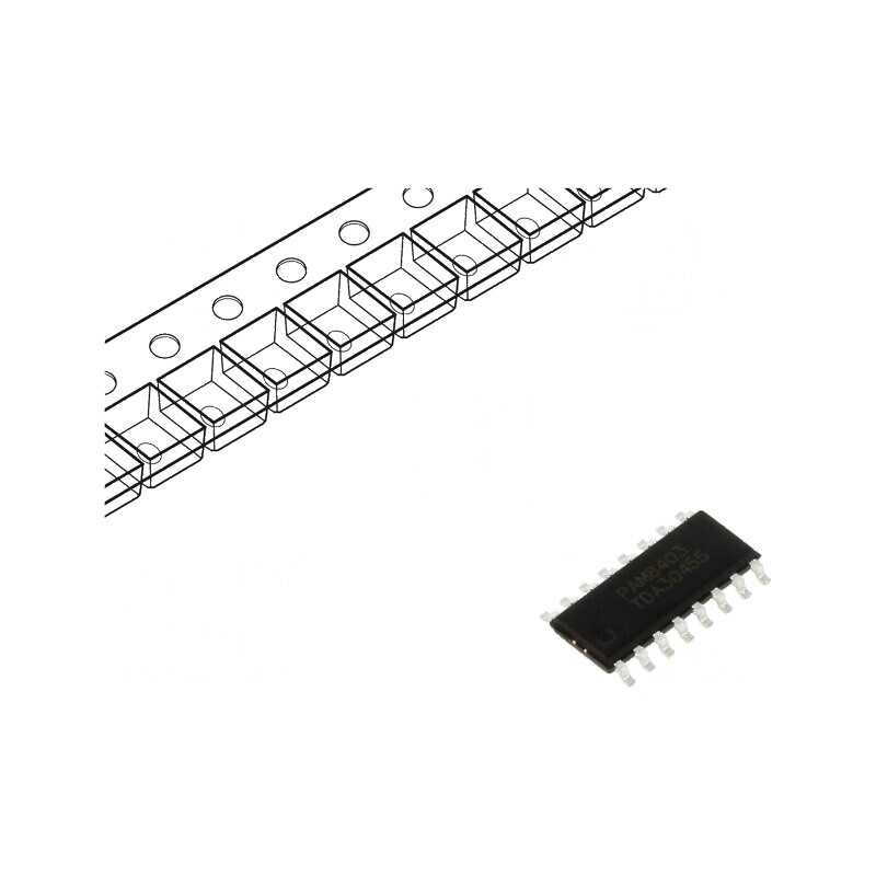 Amplificator audio IC Pieș 3W, 2 Canale, Clasă D, SOP16 | Electronic-mag.ro | Componente Electronice