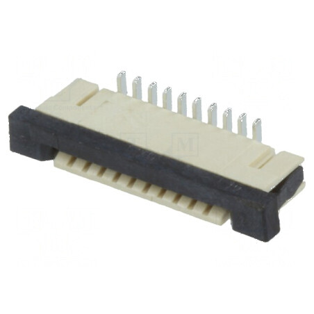 Conector FFC/FPC Vertical PIN 10 ZIF SMT 0,5A 30mΩ - Interval Temperatura -40÷85°C | Electronic-mag.ro | Componente Electronice