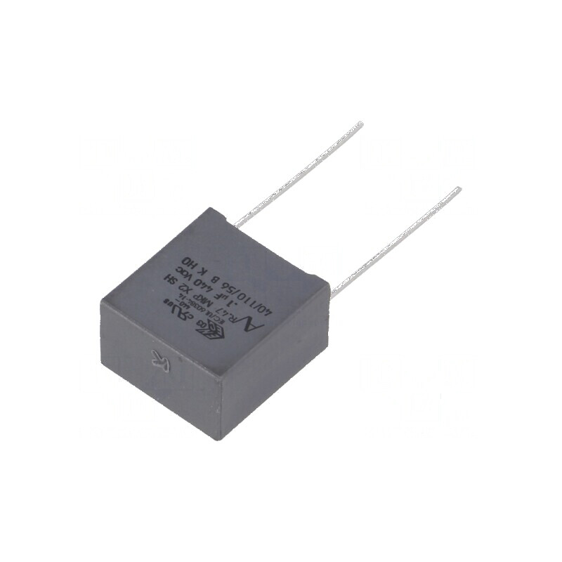 Condensator cu Polipropilenă X2 R47 - 100nF, Dimensiuni 18x11x19mm, Montare THT | Electronic-mag.ro | Componente Electronice