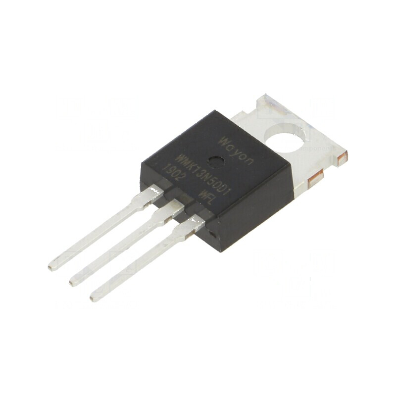 Tranzistor N-MOSFET Unipolar 500V 13A TO220-3 - Componentă Electronică de Înaltă Performanță | Electronic-mag.ro | Componente Electronice