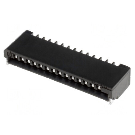 Conector FFC/FPC Orizontal 14 PIN Non-ZIF SMT 0,5A - Interval Temperatura -25° până la 85°C | Electronic-mag.ro | Componente Electronice