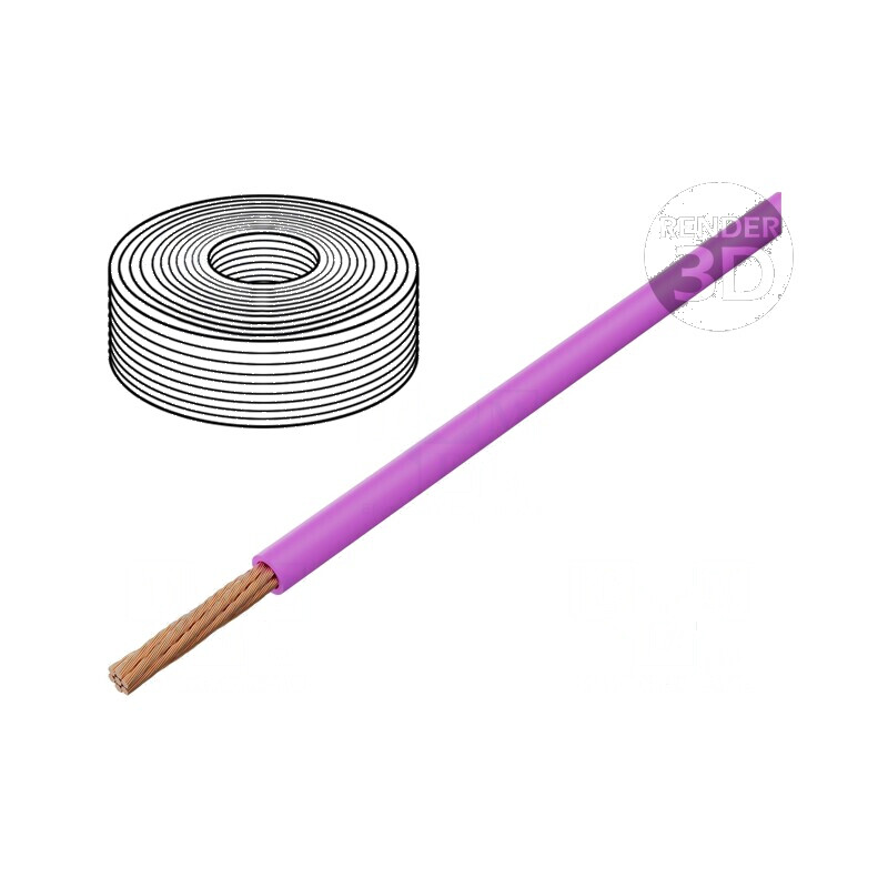 Cablu LifY 1x0,25mm² litat cu PVC roz, 300V, rezistență la temperaturi între -15°C și 80°C | Electronic-mag.ro | Componente Electronice Cablu LifY 1x0,25mm² litat cu PVC roz, 300V, rezistență la temperaturi între -15°C și 80°C | Electronic-mag.ro | Componente Electronice