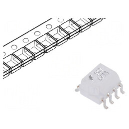 Optocuplor SMD cu 1 Canal și Ieșire prin Tranzistori, Tensiune Maximală 2,5kV, SO8 | Electronic-mag.ro | Componente Electronice