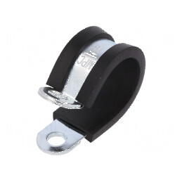 Clipsuri Øbuclă din oțel 18mm, lățime 12mm, cu protecție din EPDM | Electronic-mag.ro | Componente Electronice