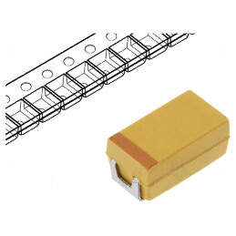 Condensator Tantal-Polimer Low ESR 68uF 6.3V DC C 2312 TCJ - Componentă Electronică de Înaltă Performanță | Electronic-mag.ro | Componente Electronice