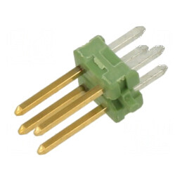 Conector AMPMODU MOD II Tata cu 4 Pini THT pentru Şiruri Pini | Electronic-mag.ro | Componente Electronice