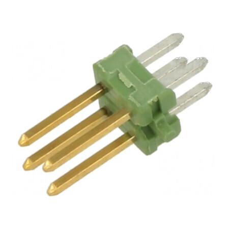 Conector AMPMODU MOD II Tata cu 4 Pini THT pentru Şiruri Pini | Electronic-mag.ro | Componente Electronice