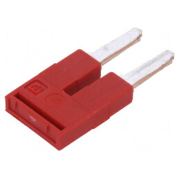 Punte de conectare piste roșie, 2 unități, lățime 6mm, standard UL94V-0 | Electronic-mag.ro | Componente Electronice