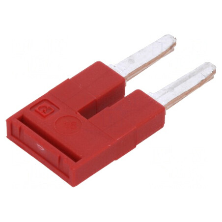 Punte de conectare piste roșie, 2 unități, lățime 6mm, standard UL94V-0 | Electronic-mag.ro | Componente Electronice