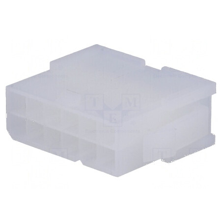 Conector cablu-cablu Mini-Fit Jr 4,2mm mufa tată, 12 pini | Electronic-mag.ro | Componente Electronice