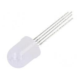 LED RGB 10mm Convex 30° - Temperaturi de Funcționare: -30° până la 85°C, Nr. Term: 4 | Electronic-mag.ro | Componente Electronice