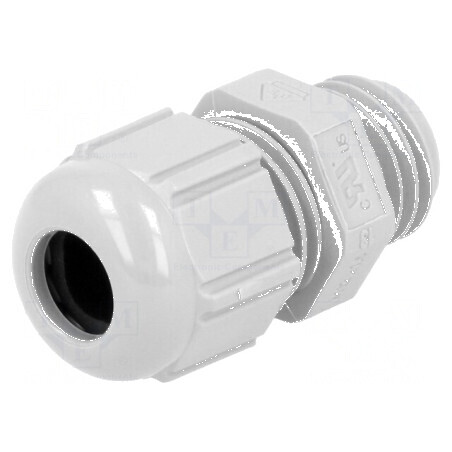 Garnitură de etanşare M12 1,5 IP68 din poliamidă gri, certificare UL94V-2 | Electronic-mag.ro | Componente Electronice