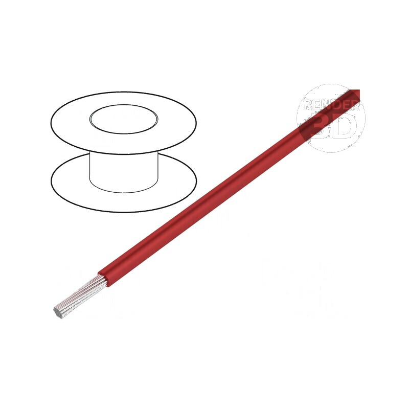 Cablu Litat 24AWG PVC Roșu 600V - Fără Clasificare CPR | Electronic-mag.ro | Componente Electronice Cablu Litat 24AWG PVC Roșu 600V - Fără Clasificare CPR | Electronic-mag.ro | Componente Electronice
