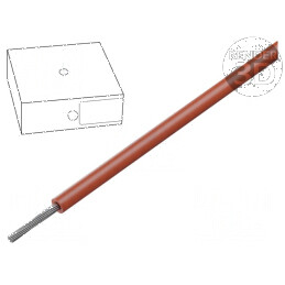 Cablu ÖLFLEX® WIRE MS1 0,75mm² 20AWG PVC Roșu 300V pentru Conexiuni Electrice | Electronic-mag.ro | Componente Electronice