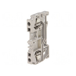 Conector de Îmbinare Termic pentru Șine 0,2-2,5mm², 2 Borne, Gri, Lățime 5mm | Electronic-mag.ro | Componente Electronice