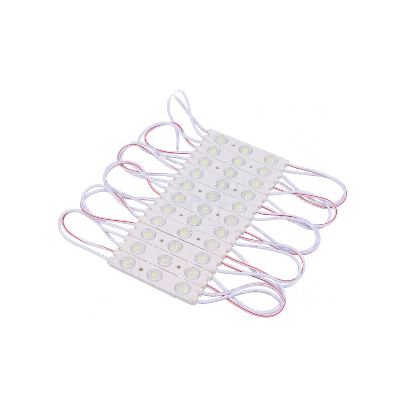 Lampa LED Albă 6500K 1,2W 120lm IP67 160° cu 3 Diodi - Interval Temperatura -25÷55°C 2835 | Electronic-mag.ro | Componente Electronice Lampa LED Albă 6500K 1,2W 120lm IP67 160° cu 3 Diodi - Interval Temperatura -25÷55°C 2835 | Electronic-mag.ro | Componente Electronice