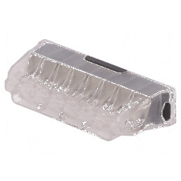 Bornă cu arc cu eliberare rapidă pentru cabluri 0,5÷2,5mm² 450V 24A, 1 pistă | Electronic-mag.ro | Componente Electronice