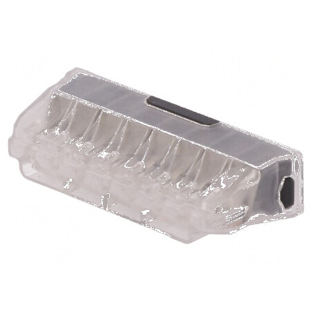 Bornă cu arc cu eliberare rapidă pentru cabluri 0,5÷2,5mm² 450V 24A, 1 pistă | Electronic-mag.ro | Componente Electronice