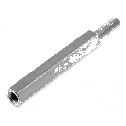 Piuliță Distanțieră Filetată 30mm - Filet Intern M3, Filet Extern M3 | Electronic-mag.ro | Componente Electronice