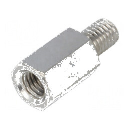 Piuliță Distanțieră Filetată 12mm M5 Intern și Extern | Electronic-mag.ro | Componente Electronice