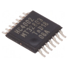 Circuit integrat digital NOR, 2 intrări, 2 ieșiri, CMOS, SMD TSSOP14, 2-6VDC, tub HC | Electronic-mag.ro | Componente Electronice