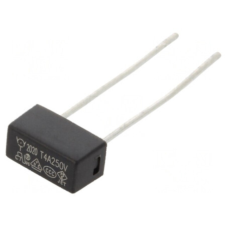 Siguranţă întârziere 4A 250VAC TE5 883.200G - Dispozitiv de protecţie electrică profesională | Electronic-mag.ro | Componente Electronice