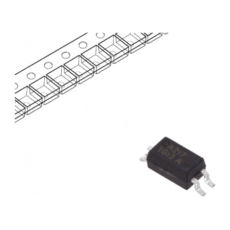 Optocuplor SMD cu 1 Canal, Iesire Tranzistori, Izolatie 3,75kV, Tensiune Colector-Emetator 80V, SO4 | Electronic-mag.ro | Componente Electronice