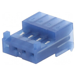 Conector IDC cablu-placă mufă mamă 4 pini polarizați 2,54mm | Electronic-mag.ro | Componente Electronice