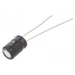 Supercondensator THT 1F 2,8VDC ±20% Ø6,3x9,8mm cu rezistență internă de 400mΩ | Electronic-mag.ro | Componente Electronice