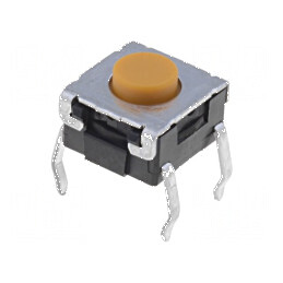 Microîntrerupător TACT SPST-NO 0,05A/24VDC THT - Pozitie 2, Fără Elemente Aditive | Electronic-mag.ro | Componente Electronice
