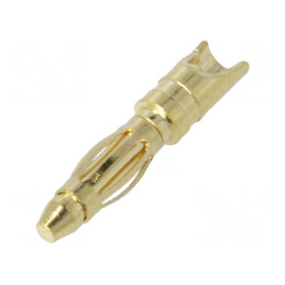 Conector banană 2mm 15A cu contacte din alamă aurită 18AWG | Electronic-mag.ro | Componente Electronice