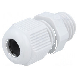 Garnitură de etanșare M12 1,5 IP68 din poliamidă gri pentru protecție împotriva umezelii și prafului | Electronic-mag.ro | Componente Electronice