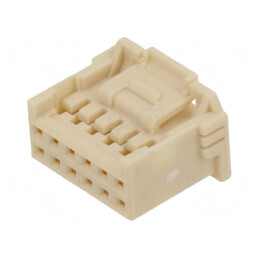 Carcasă cu 12 Circuiti Dual Grid 2.0 W/B Bej pentru Recepție RCPT | Electronic-mag.ro | Componente Electronice