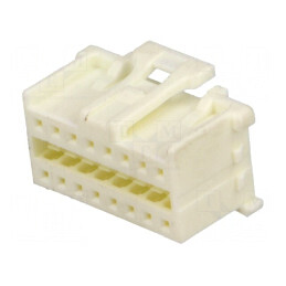 Conector Cablu-Placă Mufă Mamă PIN 16 MicroClasp cu Pas de 2mm - Compatibilitate Ridicată | Electronic-mag.ro | Componente Electronice