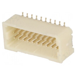 Conector cablu-placă soclu tată 1mm PIN 20 SMT 50V 1A 20mΩ - Componente electronice de înaltă calitate | Electronic-mag.ro | Componente Electronice