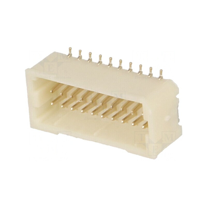 Conector cablu-placă soclu tată 1mm PIN 20 SMT 50V 1A 20mΩ - Componente electronice de înaltă calitate | Electronic-mag.ro | Componente Electronice Conector cablu-placă soclu tată 1mm PIN 20 SMT 50V 1A 20mΩ - Componente electronice de înaltă calitate | Electronic-mag.ro | Componente Electronice