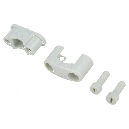 Clipsuri tip P pentru cabluri Øbuclă 5-14mm, lățime 12mm - Set profesional de prindere | Electronic-mag.ro | Componente Electronice