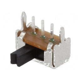 Comutator glisant SPDT 0,1A/12VDC ON-ON THT - Interval temperatură -30÷70°C | Electronic-mag.ro | Componente Electronice