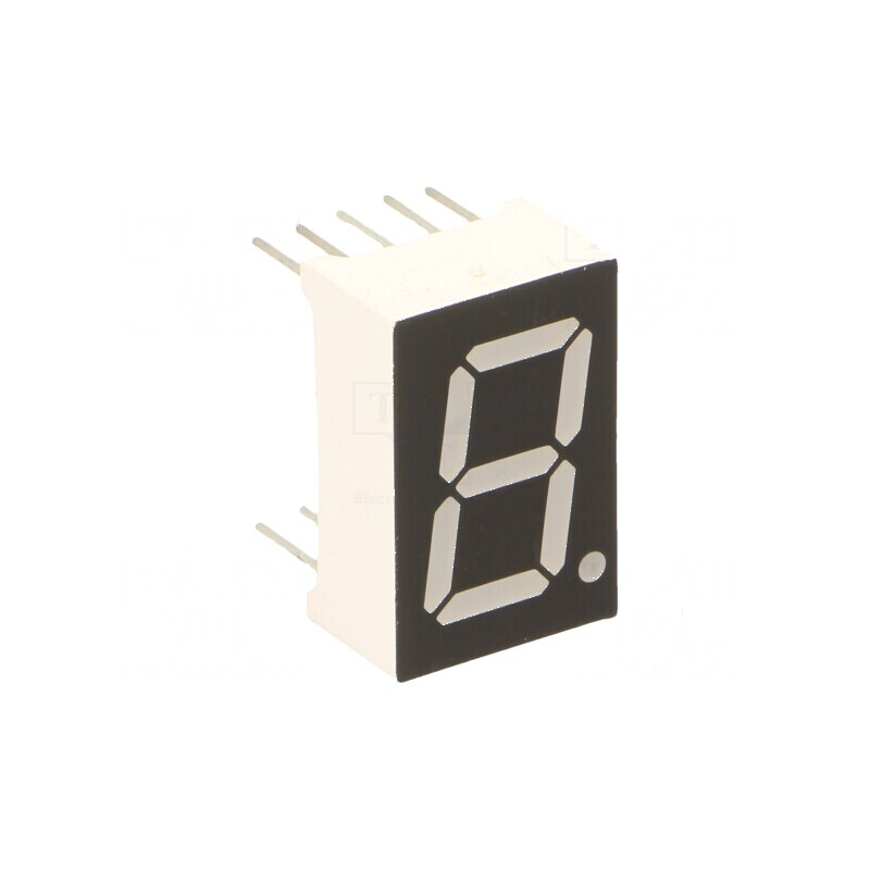 Afișaj LED 7 segmente 14,2mm 0,56" cu număr de caracter 1, culoare albastră anodizată | Electronic-mag.ro | Componente Electronice Afișaj LED 7 segmente 14,2mm 0,56" cu număr de caracter 1, culoare albastră anodizată | Electronic-mag.ro | Componente Electronice