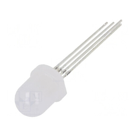 LED RGB 8mm Convex 30° cu Temperatura de Funcționare -30÷85°C, Nr. Term: 4 | Electronic-mag.ro | Componente Electronice
