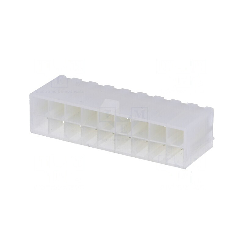 Conector cablu-placă soclu tată N42G 4,2mm 18 PIN THT 600V - Componentă electronică profesională | Electronic-mag.ro | Componente Electronice