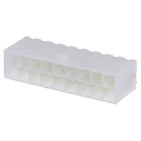 Conector cablu-placă soclu tată N42G 4,2mm 18 PIN THT 600V - Componentă electronică profesională | Electronic-mag.ro | Componente Electronice