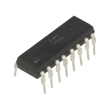 Optocuplor THT cu 4 Canale, Ieșiri cu Tranzistori, Izolație de 5kV, CTR de 50% la 5mA | Electronic-mag.ro | Componente Electronice