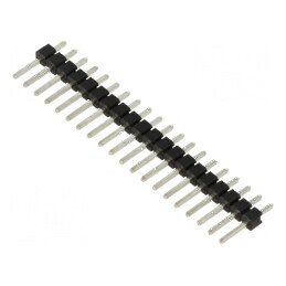 Conector șiruri pini tată 2,54mm, 20 pini THT drept - Componentă electronică pentru montaj PCB | Electronic-mag.ro | Componente Electronice