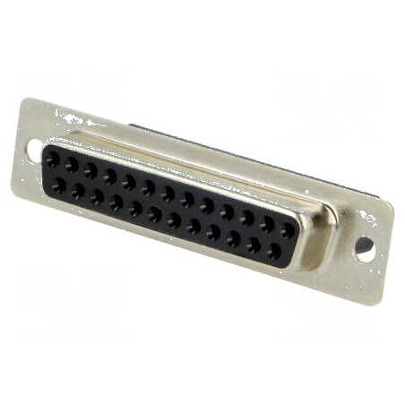 D-Sub 25 PIN Mufă Mamă pe Cablu - Versiune Fără Contacte 3A | Electronic-mag.ro | Componente Electronice