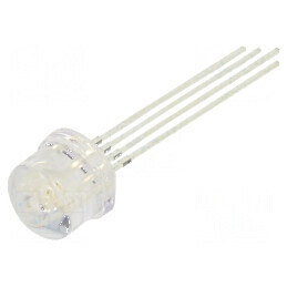LED RGB 8mm 100° Convex - Interval Temperatură: -30° până la 85°C, Nr. Term: 4 | Electronic-mag.ro | Componente Electronice