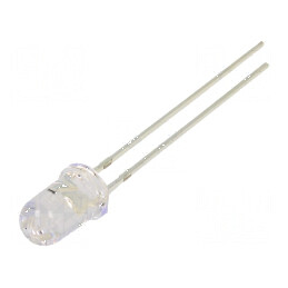 LED UV 15° 208mW 360-370nm 7,5-13mA THT - Sursă de lumină UV cu tensiune 3-13VDC | Electronic-mag.ro | Componente Electronice