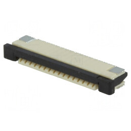 Conector FFC/FPC Orizontal 16 Pin Inferior ZIF - Conector ZIF pentru aplicații electronice | Electronic-mag.ro | Componente Electronice