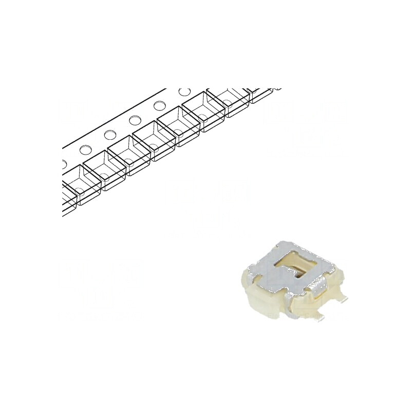Microîntrerupător TACT SPST-NO 0,05A/12VDC SMT - Pozitie 2, Fara Contact | Electronic-mag.ro | Componente Electronice Microîntrerupător TACT SPST-NO 0,05A/12VDC SMT - Pozitie 2, Fara Contact | Electronic-mag.ro | Componente Electronice